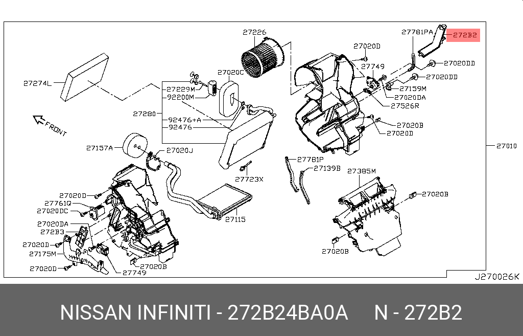 272B24BA0A NISSAN -