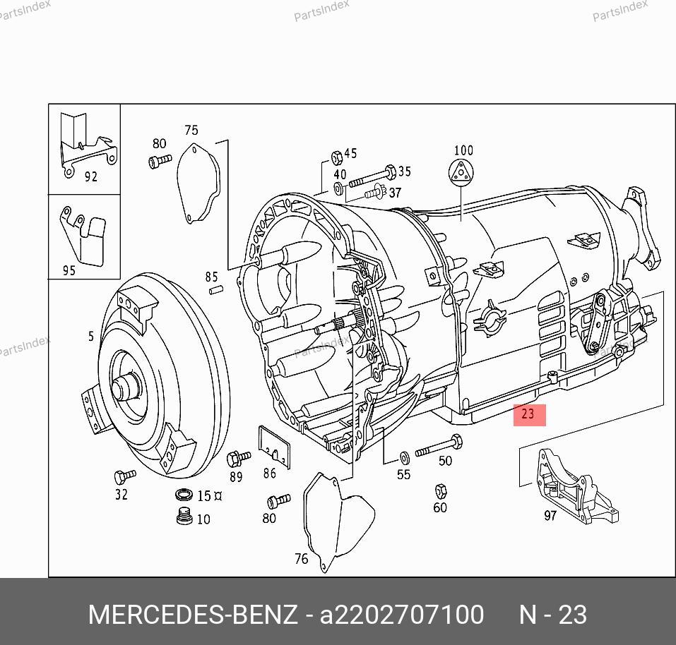 A2202707100 MERCEDES-BENZ 