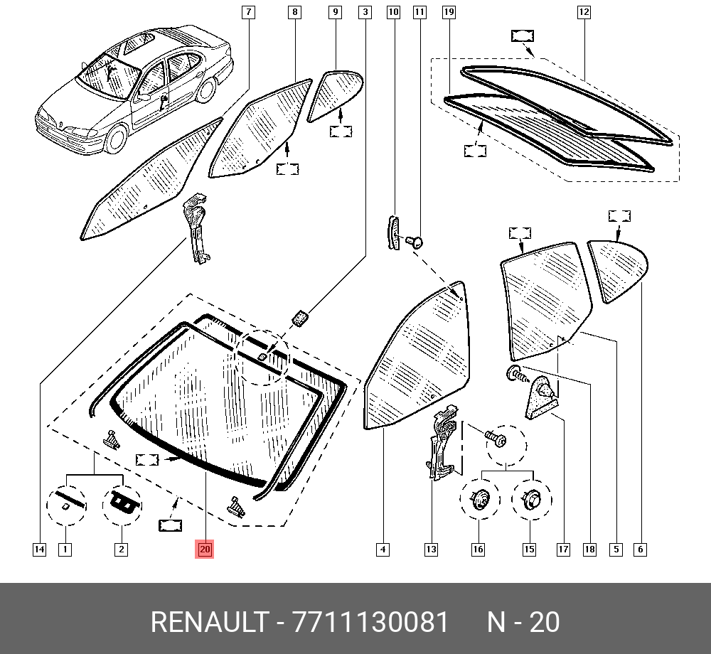 7711130081 RENAULT 