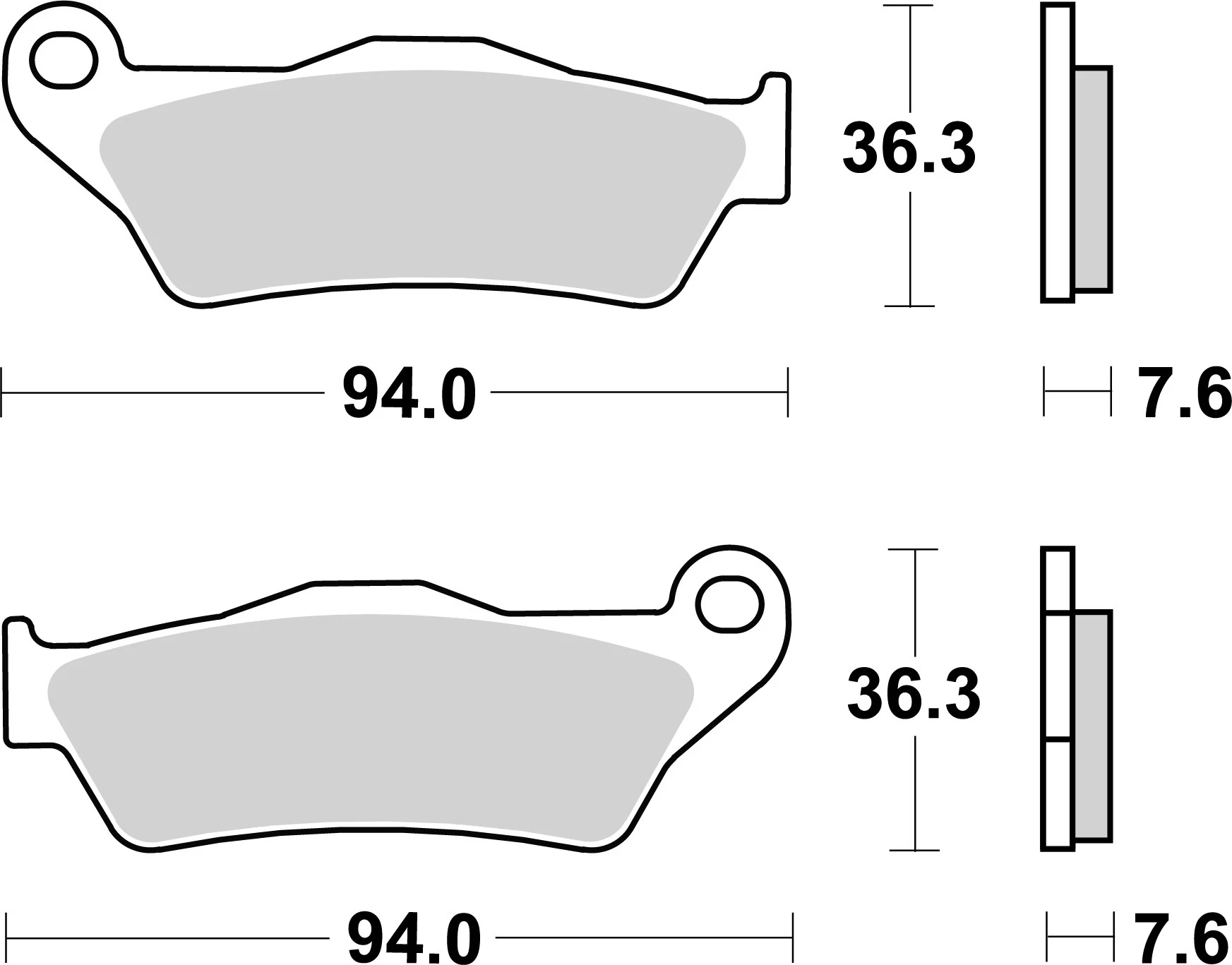 07BB04SD BREMBO Колодки тормозные дисковые