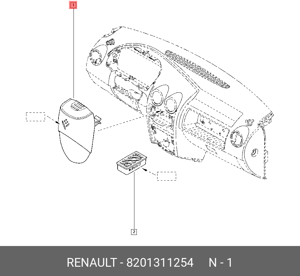 8201311254 RENAULT 