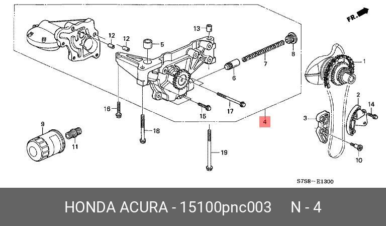 15100PNC003 HONDA Деталь