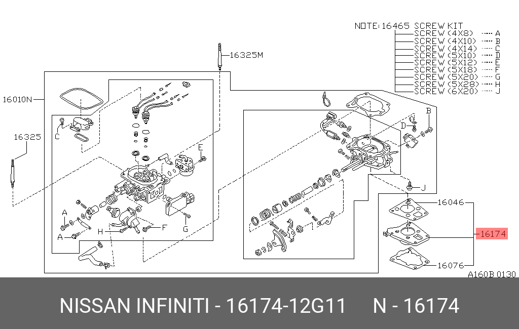 1617412G11 NISSAN 
