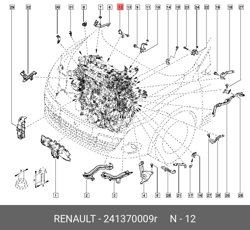 241370009R RENAULT Деталь