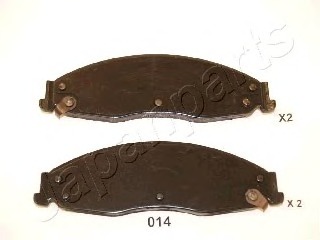 PA014AF JAPANPARTS Комплект тормозных колодок, дисковый тормоз