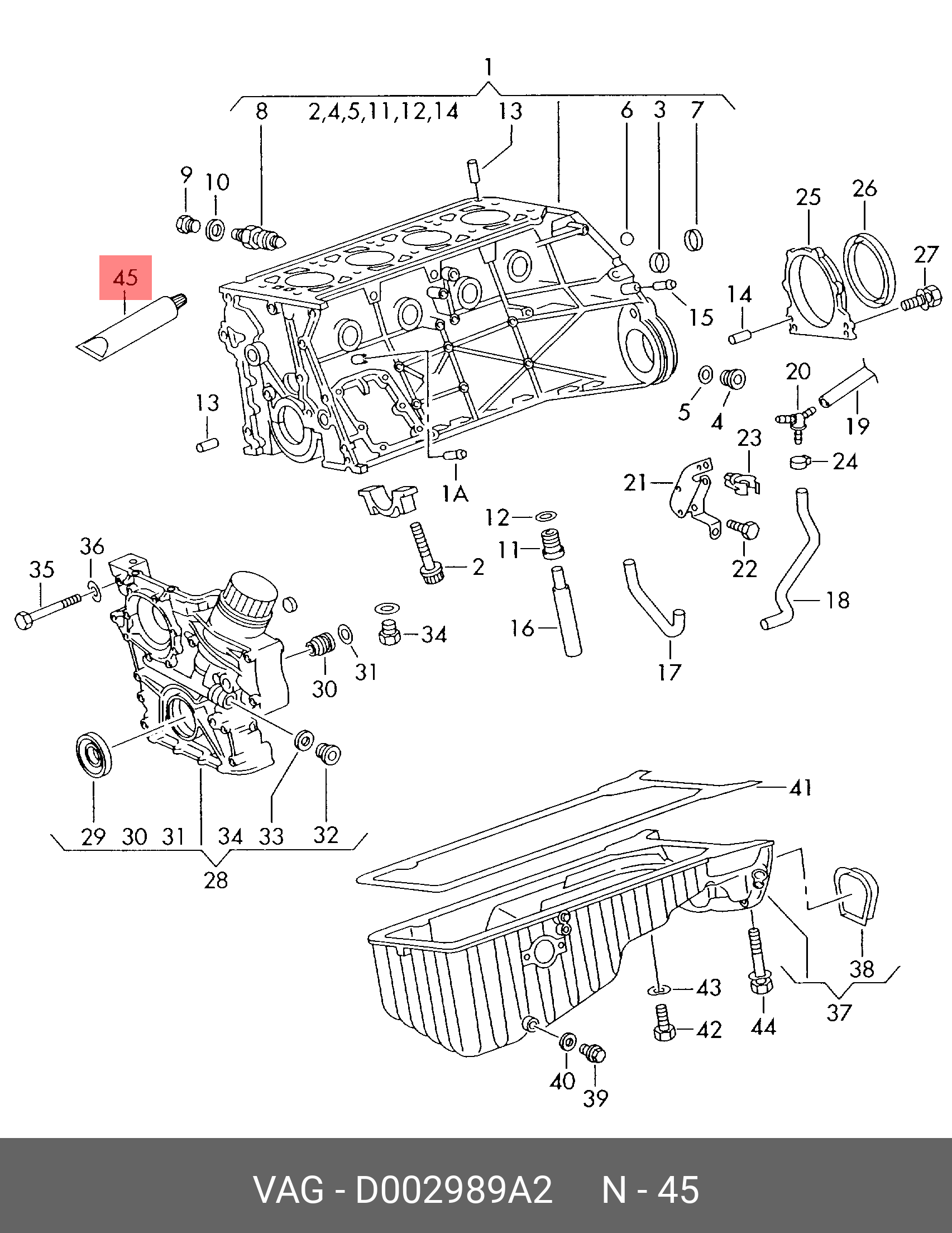 D002989A2 VAG Герметик