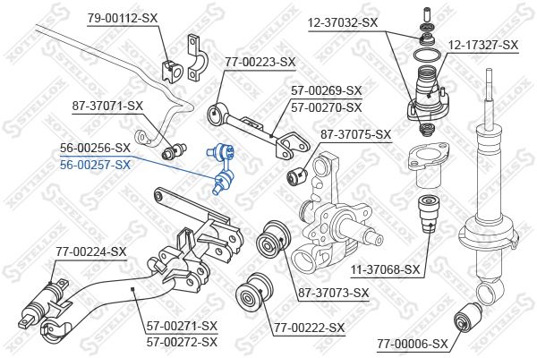 5600257SX STELLOX Стойка