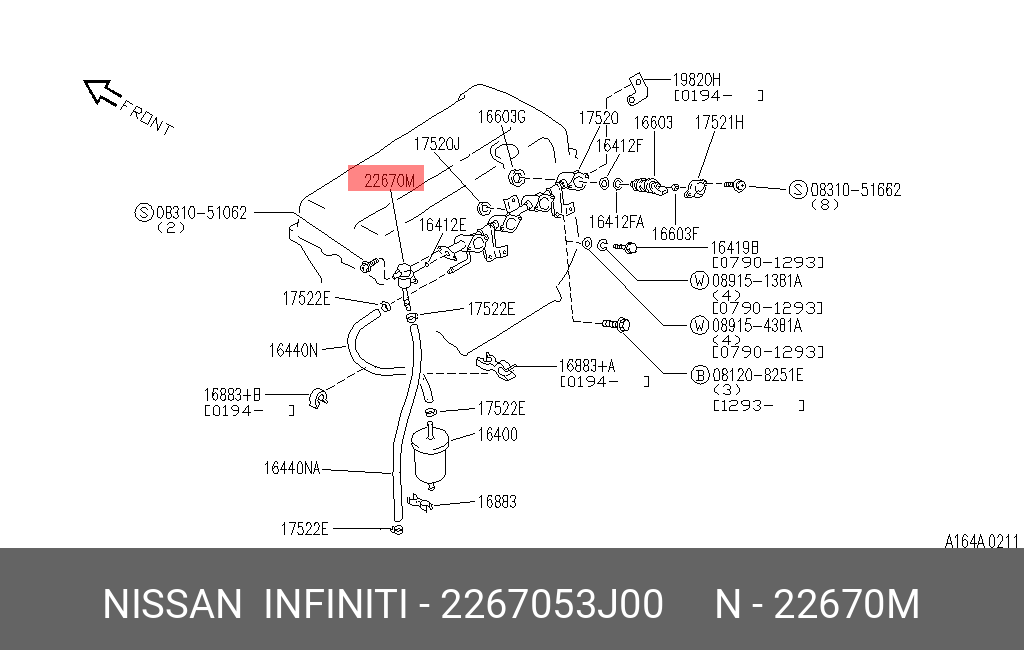 2267053J00 NISSAN ДАТЧИК УРОВНЯ ТОПЛИВА