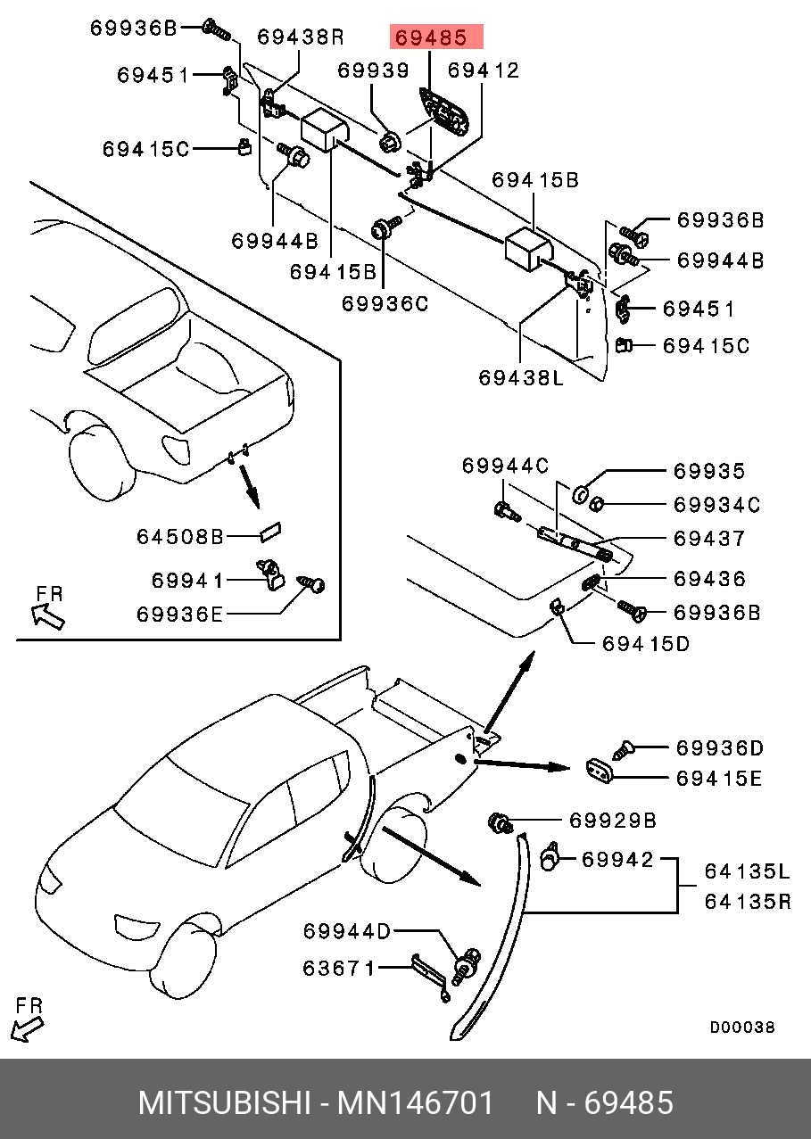 MN146701 MITSUBISHI 
