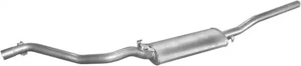 30115 POLMOSTROW Глушитель задн часть VW: JETTA 1.6TD 89-92