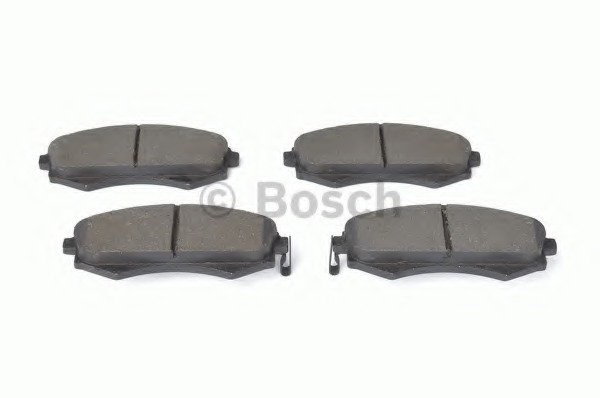0986424810 BOSCH Комплект тормозных колодок, дисковый тормоз