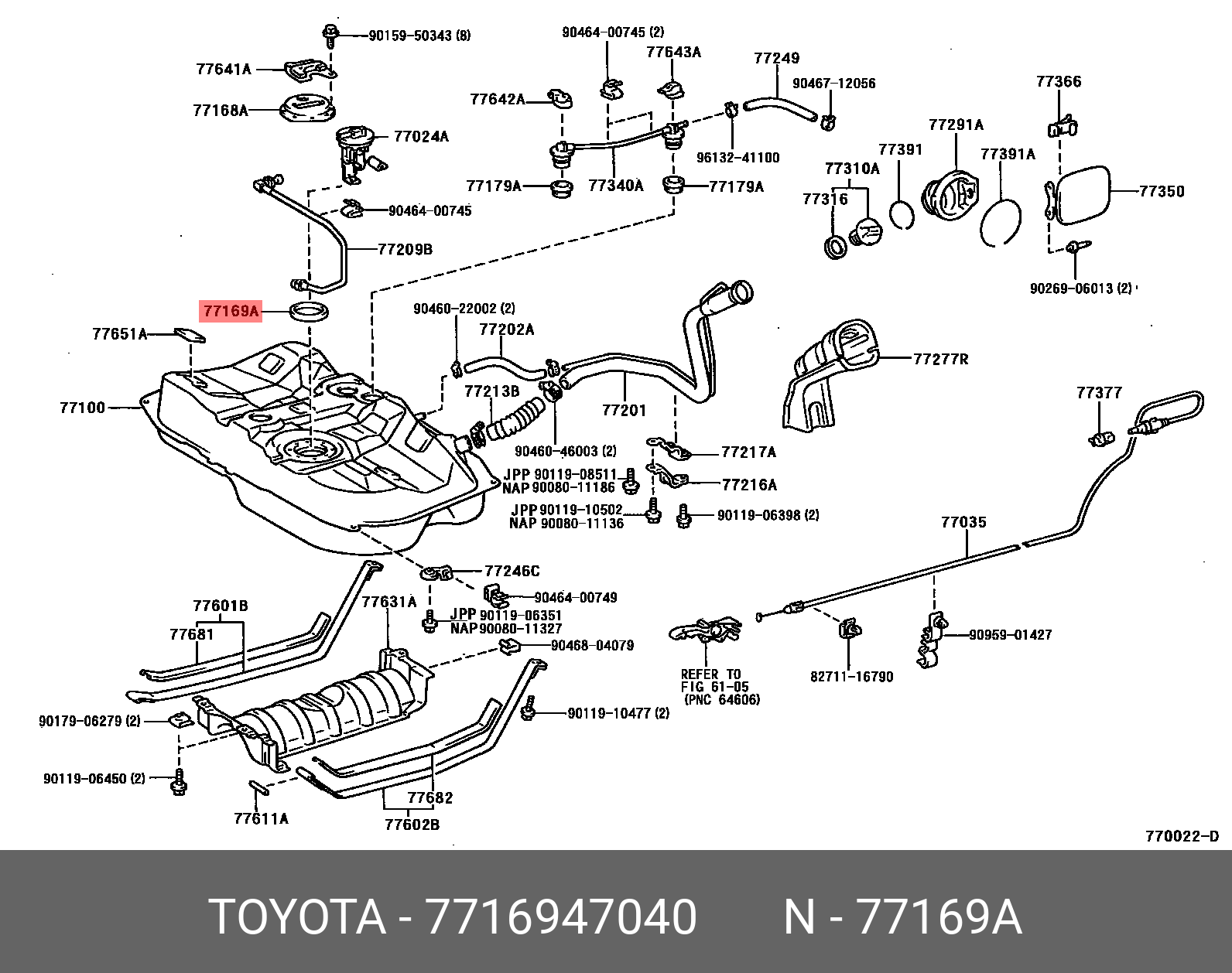 7716947040 TOYOTA -
