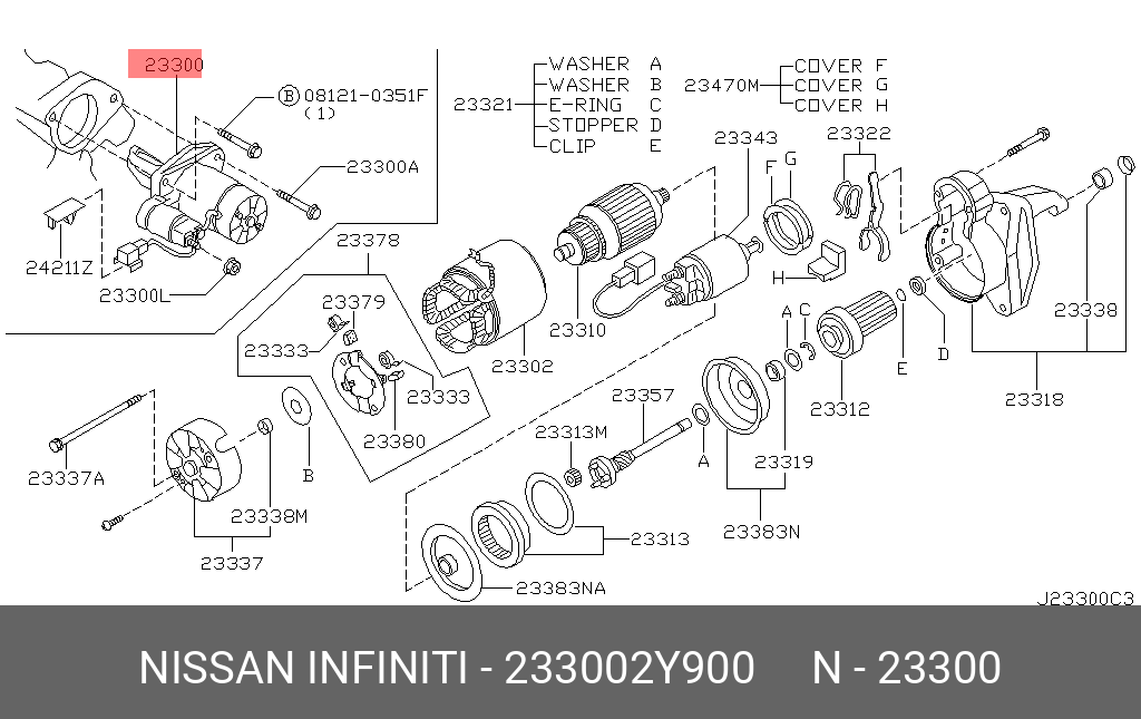 233002Y900 NISSAN -