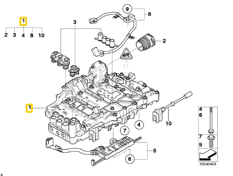 24607623883 BMW К-т мехатроника