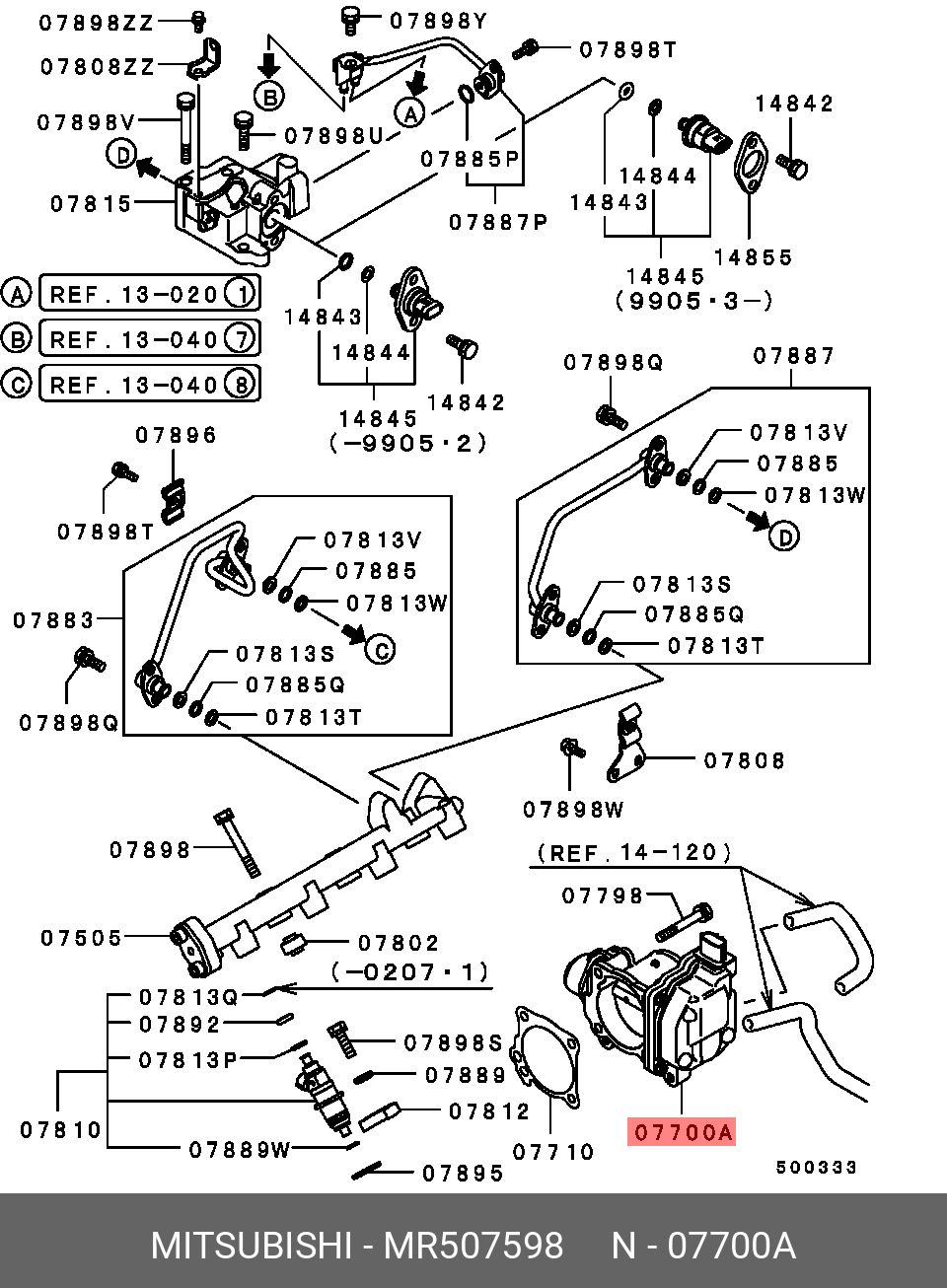 MR507598 MITSUBISHI -