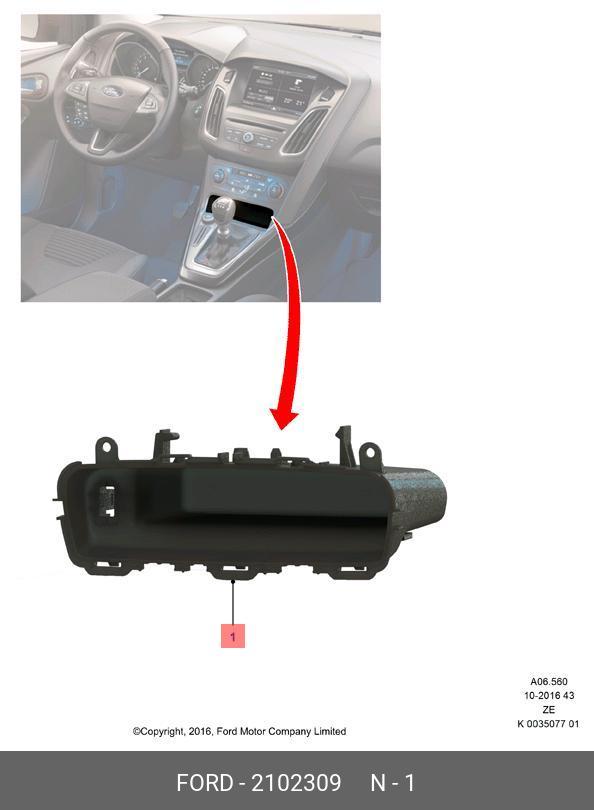 2102309 FORD Wireless Charging Kit 2102309 FORD Wireless Charging Kit