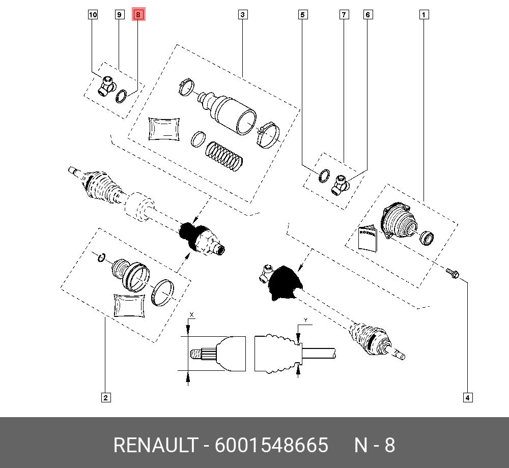 6001548665 RENAULT 