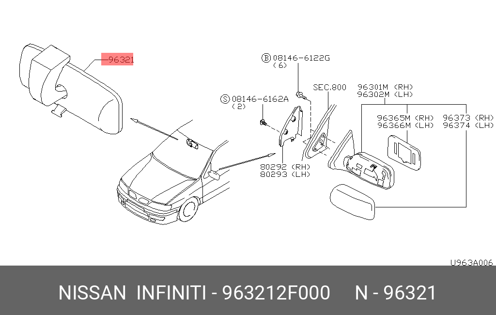 963212F000 NISSAN 