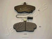 PA428AF JAPANPARTS Комплект тормозных колодок, дисковый тормоз