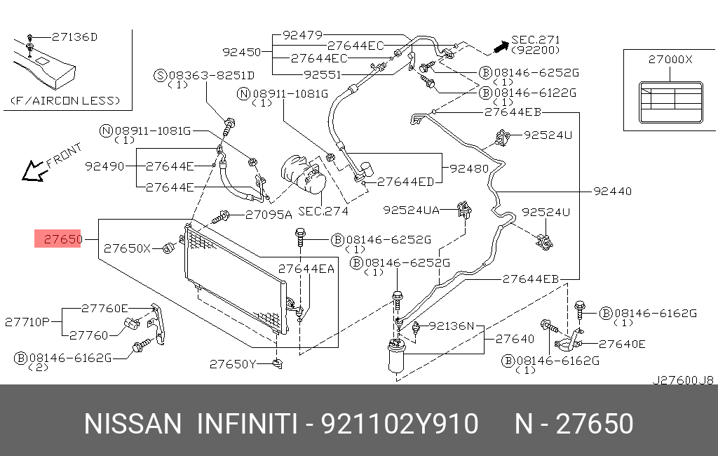 921102Y910 NISSAN 