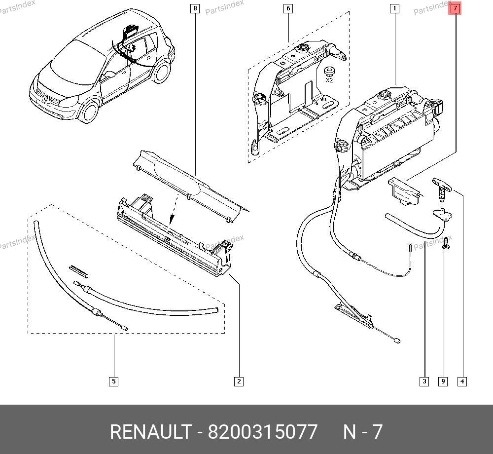 8200315077 RENAULT Деталь