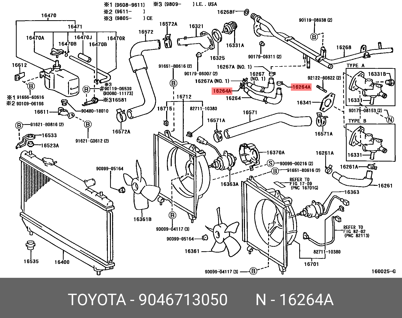 9046713050 TOYOTA 