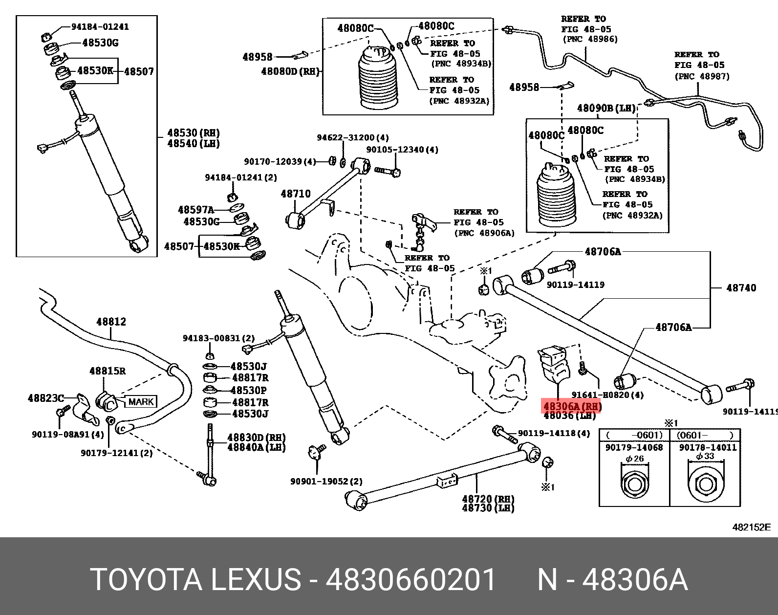 4830660201 TOYOTA Отбойник подвески