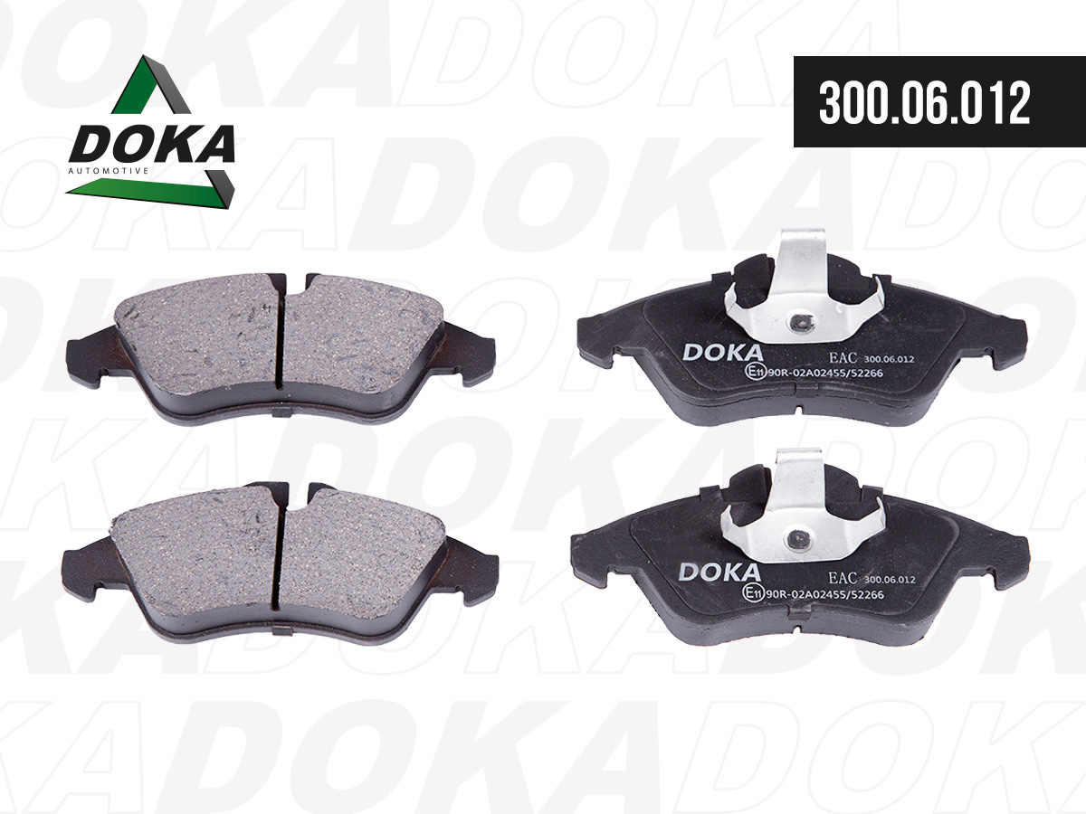 30006012 DOKA AUTOMOTIVE Колодки тормозные передние 23990 WVA