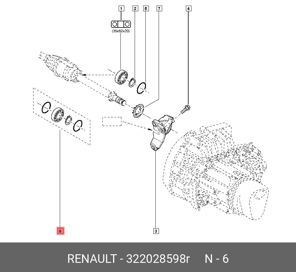 322028598R RENAULT 