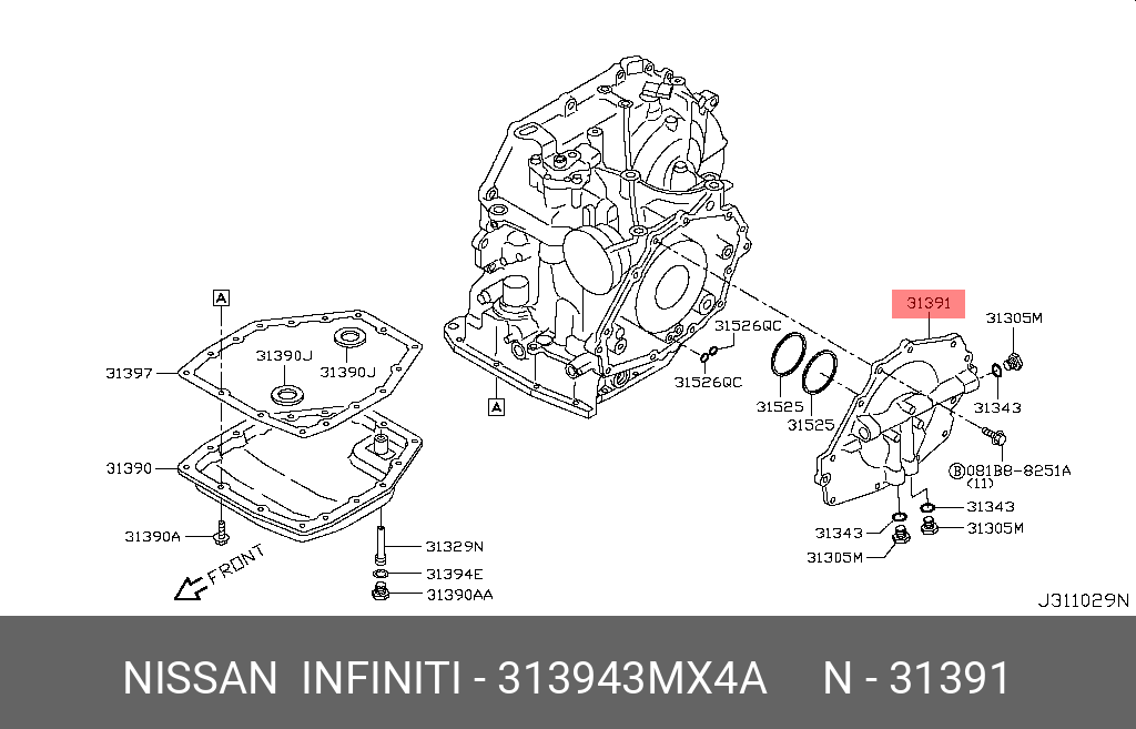 313943MX4A NISSAN 
