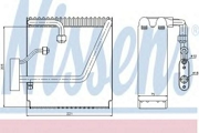 92204 NISSENS Испаритель