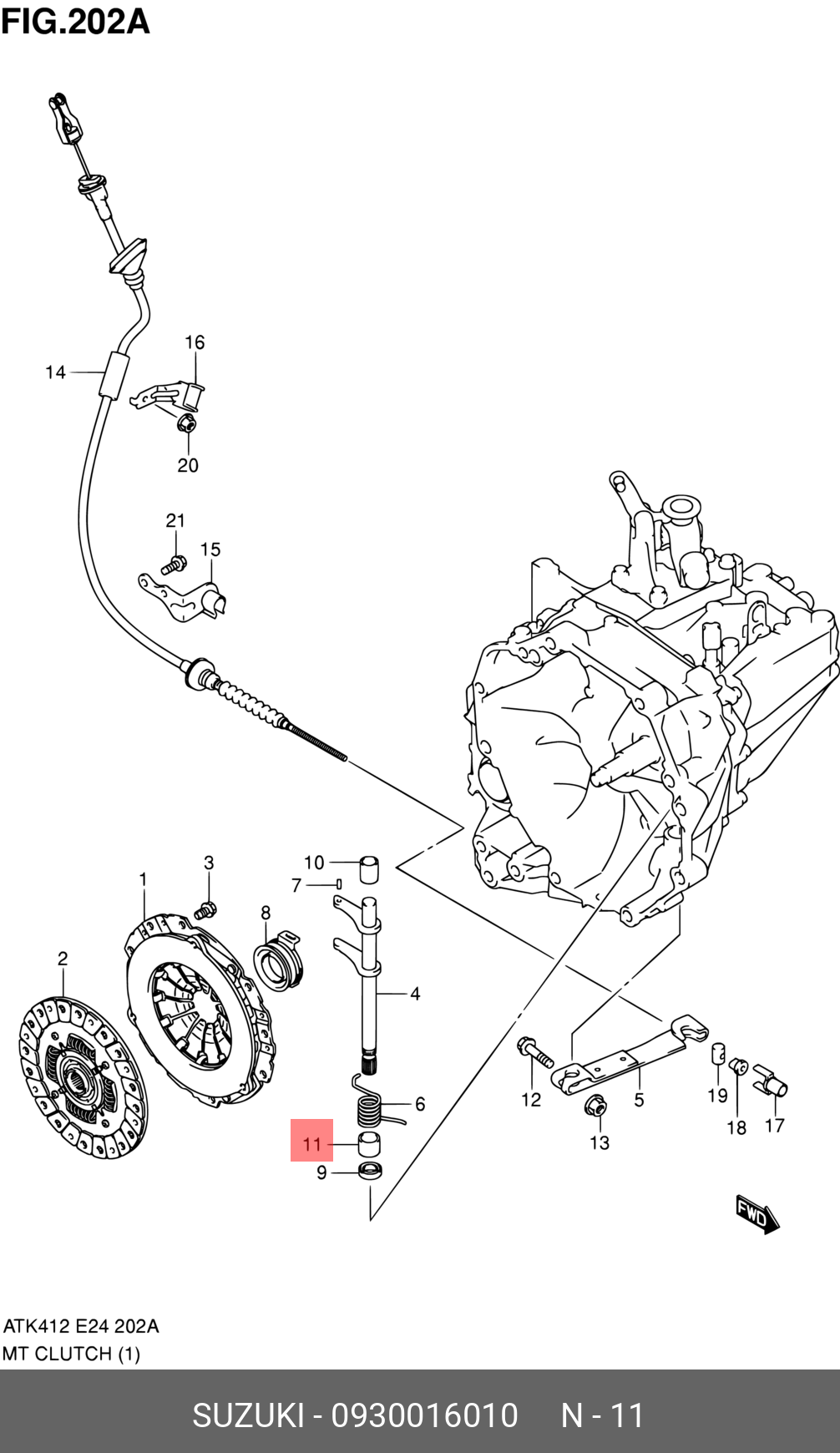 0930016010000 SUZUKI САЙЛЕНТБЛОК