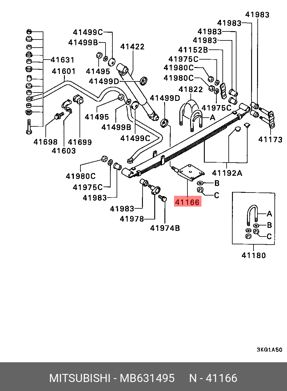 MB631495 MITSUBISHI 