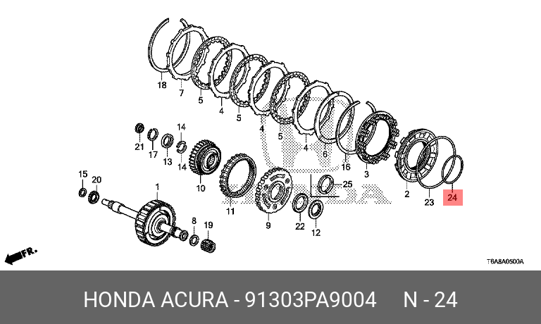 91303PA9004 HONDA 
