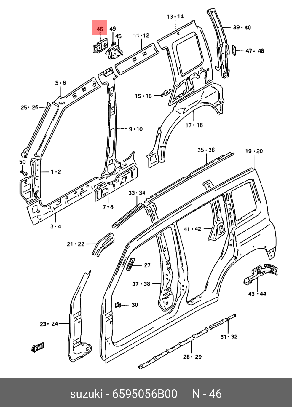 6595056B00 SUZUKI ЛЮЧОК БАКА