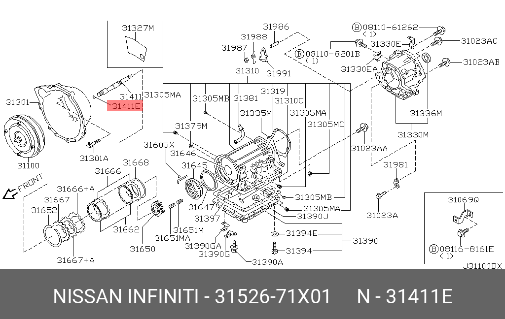 3152671X01 NISSAN 