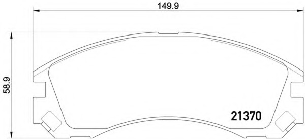 2137001 TEXTAR Колодки тормозные дисковые TEXTAR