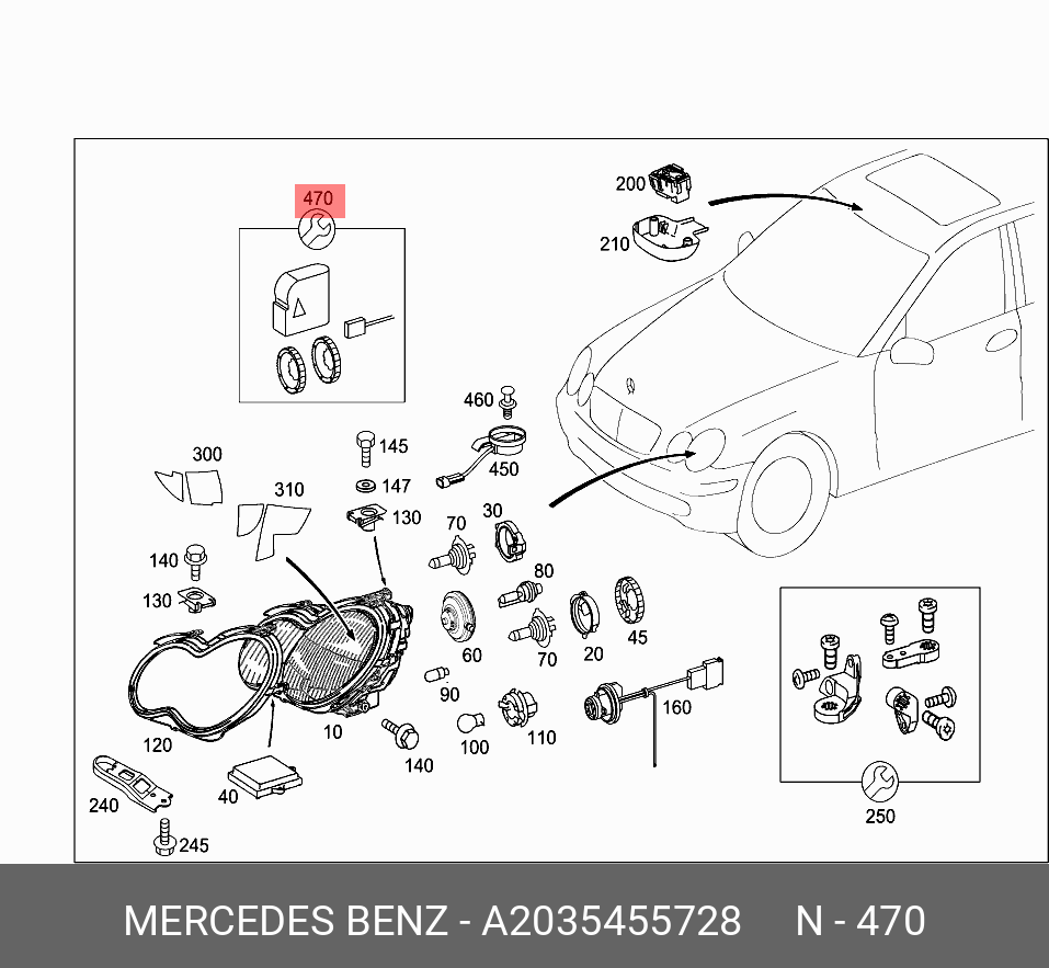 2035455728 MERCEDES-BENZ ШТЕКЕР