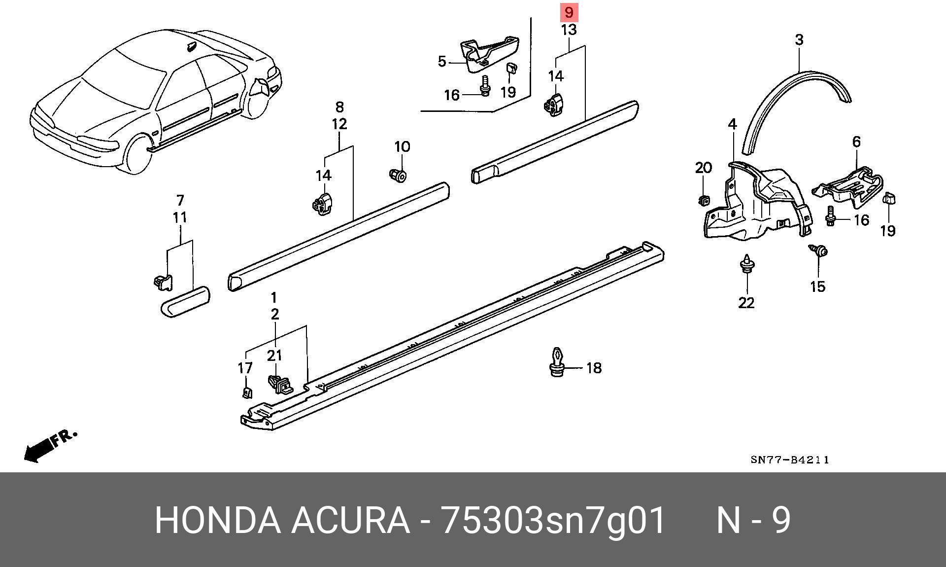 75303SN7G01 HONDA -