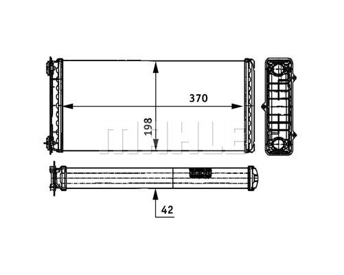 AH117000P MAHLE/KNECHT Теплообменник салона