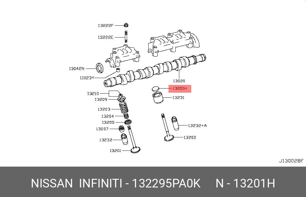 132295PA0K NISSAN SHIM-VALVE