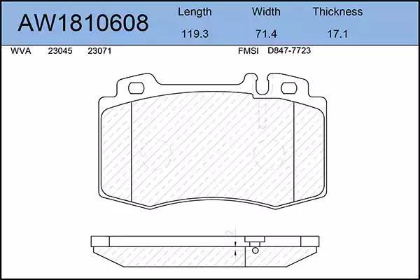 AW1810608 AYWIPARTS Прочее