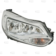 SHL1005R СТАРТВОЛЬТ Фара для автомобилей Ford Focus III (11-) (головного света) галоген, электрический корректор, цвет рамы: хром, правая