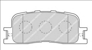 FDB1909 FERODO Комплект тормозных колодок, дисковый тормоз