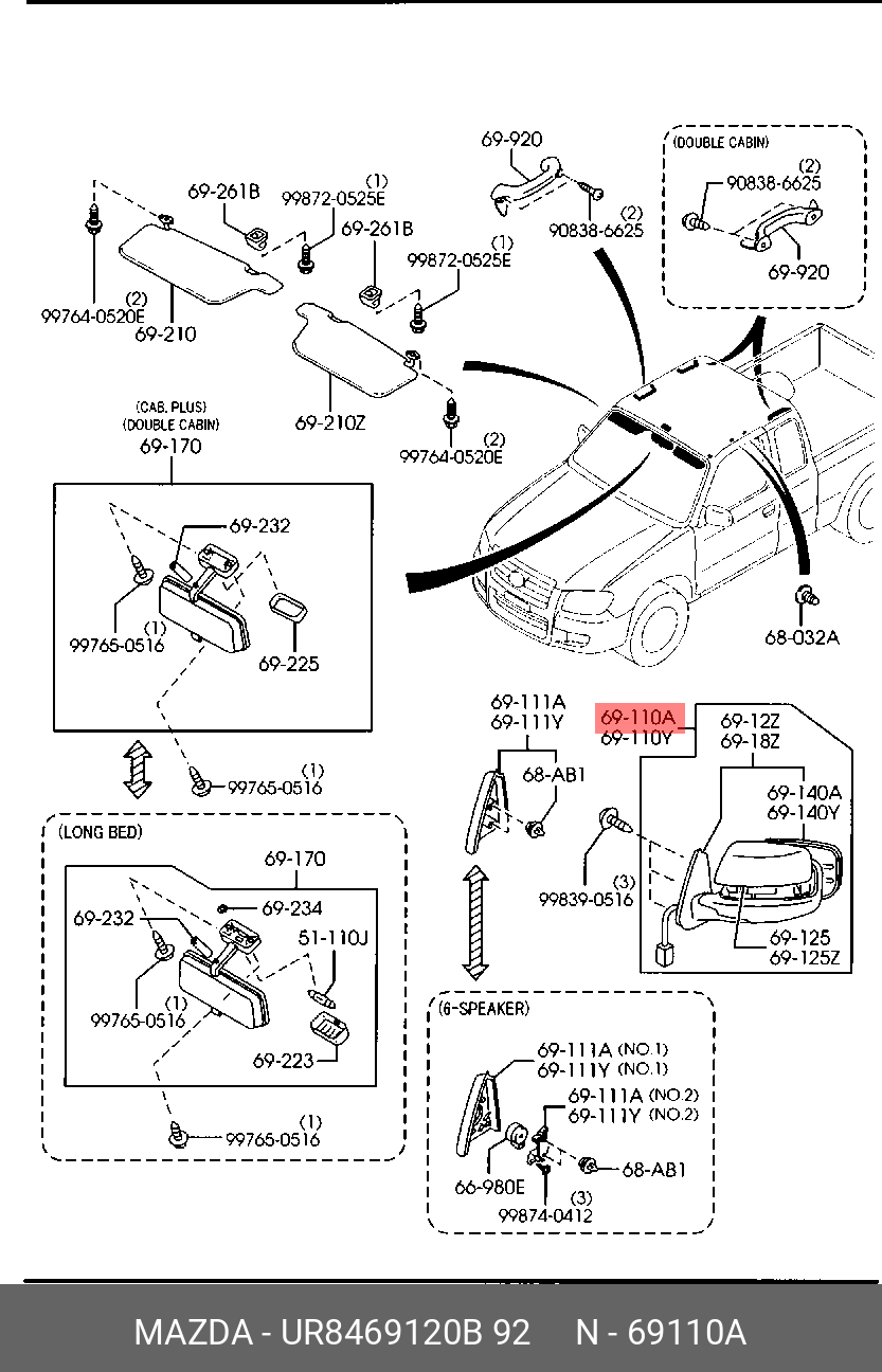 UR8469120B92 MAZDA -