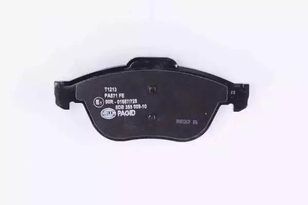 8DB355009101 HELLA Комплект тормозных колодок, дисковый тормоз