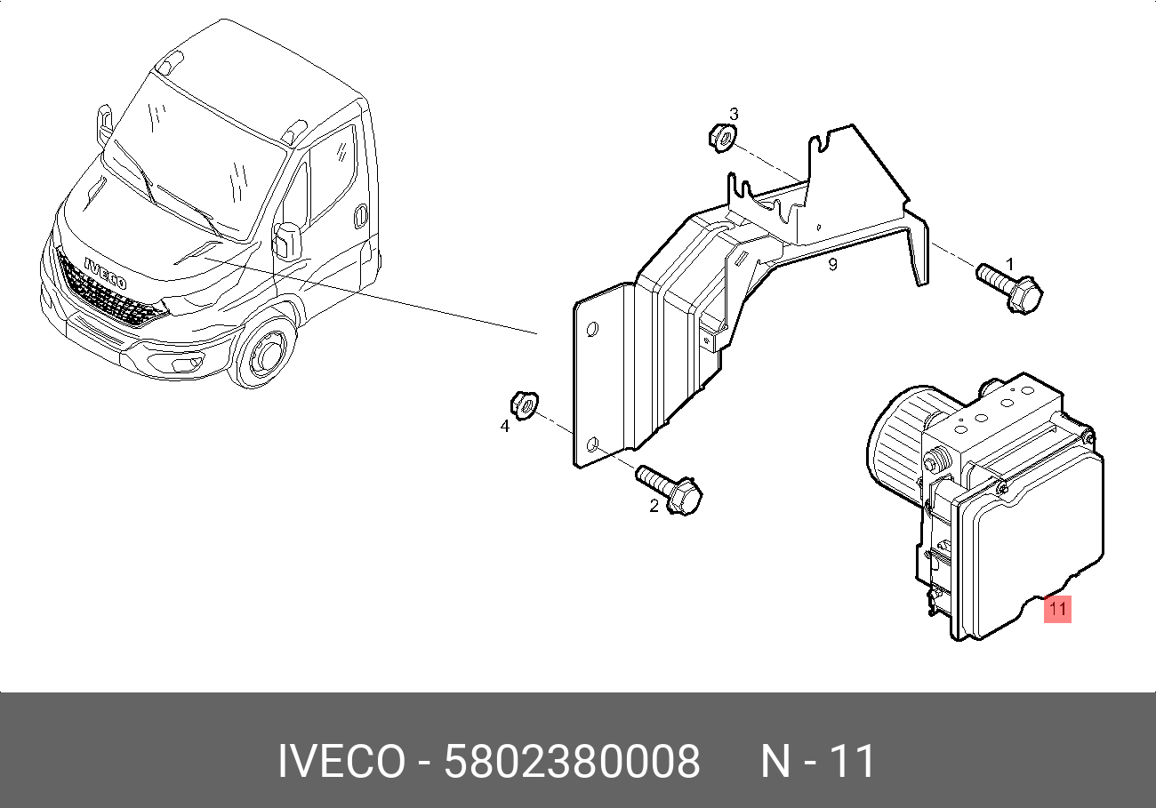 5802380008 IVECO Деталь