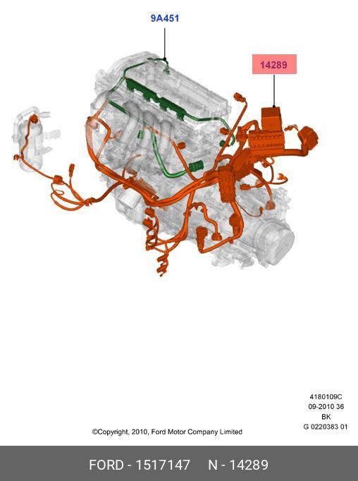 1517147 FORD Жгут под капотный