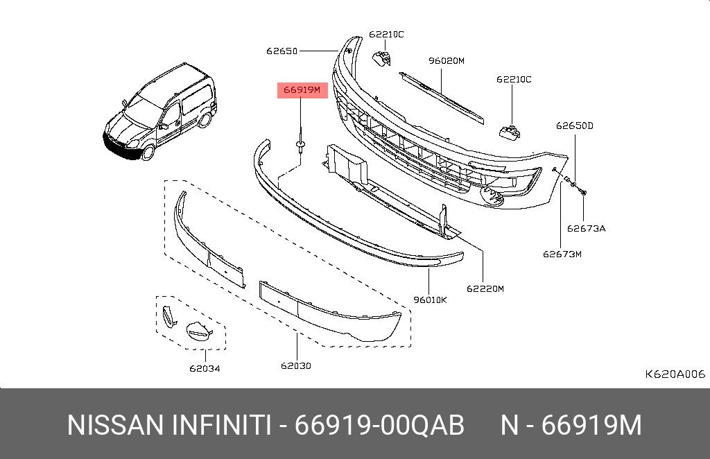 6691900QAB NISSAN 
