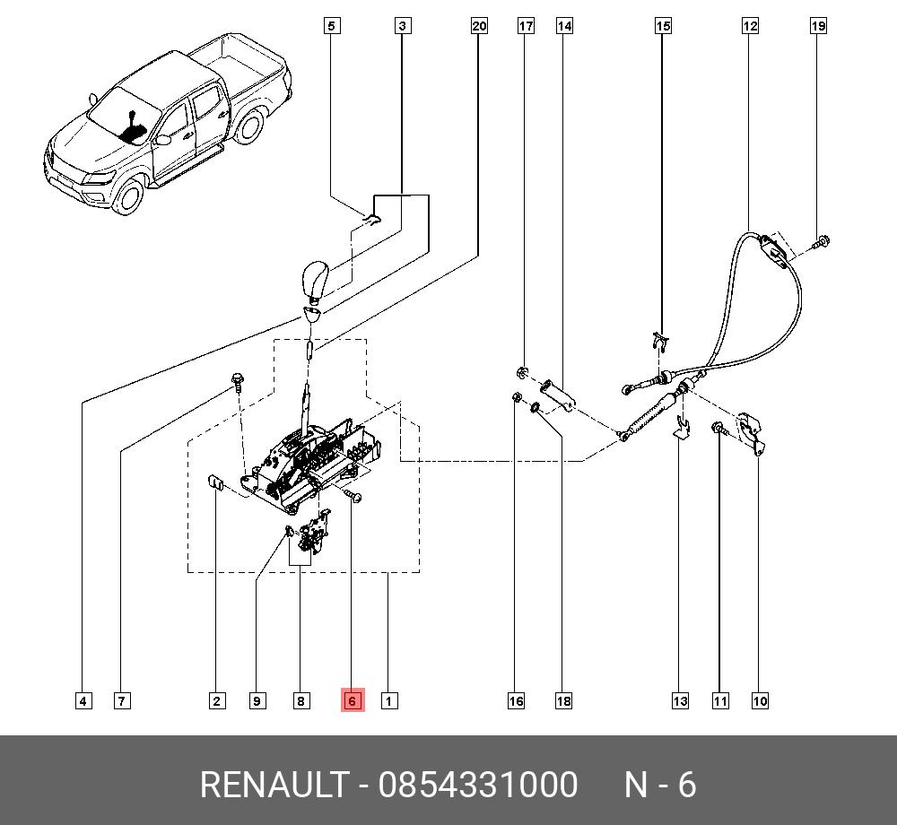 0854331000 RENAULT SCR-TAP,TR HD TYPE